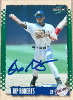 Bip Roberts Signed 1995 Score Baseball Card - San Diego Padres - PastPros