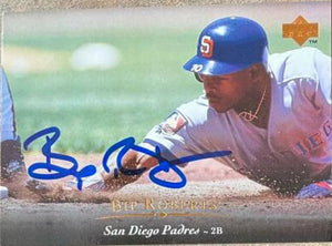 Bip Roberts Signed 1995 Upper Deck Baseball Card - San Diego Padres