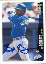Bip Roberts Signed 1996 Collector's Choice Baseball Card - Kansas City Royals