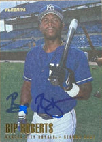 Bip Roberts Signed 1996 Fleer Update Baseball Card - Kansas City Royals - PastPros