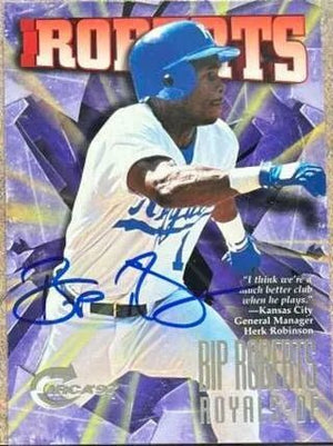 Bip Roberts Signed 1997 Circa Baseball Card - Kansas City Royals