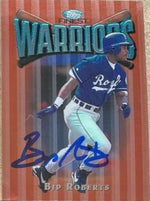 Bip Roberts Signed 1997 Topps Finest Baseball Card - Kansas City Royals