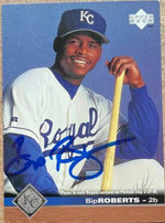 Bip Roberts Signed 1997 Upper Deck Baseball Card - Kansas City Royals - PastPros