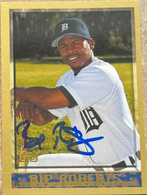 Bip Roberts Signed 1998 Topps Baseball Card - Detroit Tigers