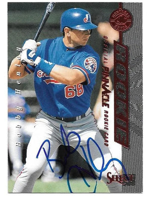 Bob Henley Signed 1997 Select Baseball Card - Montreal Expos - PastPros