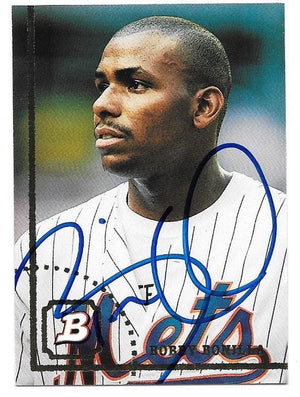 Bobby Bonilla Signed 1994 Bowman Baseball Card - New York Mets - PastPros