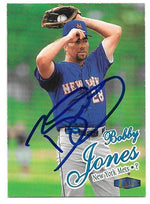 Bobby Jones Signed 1998 Ultra Baseball Card - New York Mets - PastPros