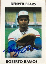 Bobby Ramos Signed 1978 Tiefel & Associates Baseball Card - Denver Bears - PastPros