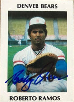 Bobby Ramos Signed 1978 Tiefel & Associates Baseball Card - Denver Bears