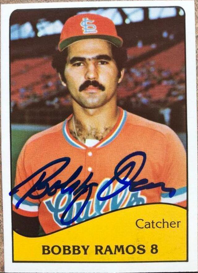Bobby Ramos Signed 1979 TCMA Baseball Card - Salt Lake City Gulls - PastPros