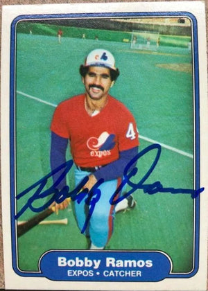 Bobby Ramos Signed 1982 Fleer Baseball Card - Montreal Expos