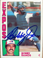 Bobby Ramos Signed 1984 Nestle Baseball Card - Montreal Expos - PastPros