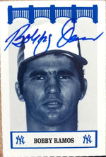 Bobby Ramos Signed 1992 WIZ Baseball Card - New York Yankees - PastPros