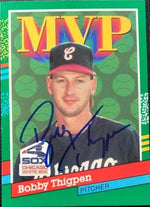 Bobby Thigpen Signed 1991 Donruss Baseball Card - Chicago White Sox MVP