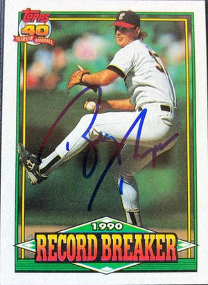 Bobby Thigpen Signed 1991 Topps Baseball Card - Chicago White Sox - RB - PastPros