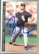 Bobby Thigpen Signed 1993 Fleer Baseball Card - Chicago White Sox