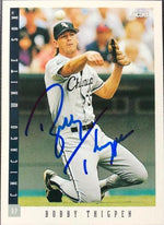 Bobby Thigpen Signed 1993 Score Baseball Card - Chicago White Sox - PastPros