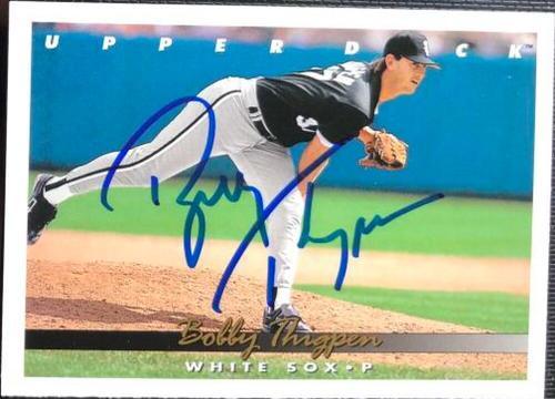 Bobby Thigpen Signed 1993 Upper Deck Baseball Card - Chicago White Sox - PastPros