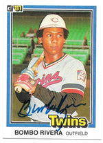 Bombo Rivera Signed 1981 Donruss Baseball Card - Montreal Expos - PastPros