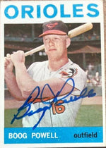 Boog Powell Signed 1964 Topps Baseball Card - Baltimore Orioles