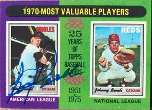 Boog Powell Signed 1975 Topps Baseball Card - Baltimore Orioles