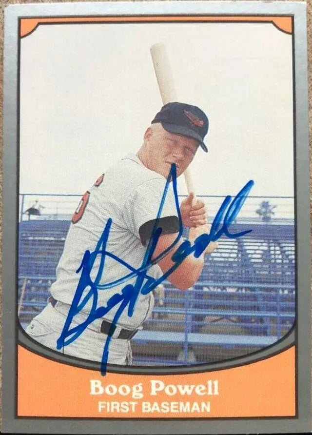 Boog Powell Signed 1990 Pacific Legends Baseball Card - Baltimore Orioles
