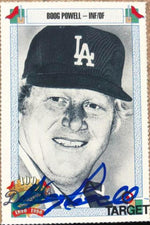 Boog Powell Signed 1990 Target Dodgers Baseball Card - Los Angeles Dodgers - PastPros
