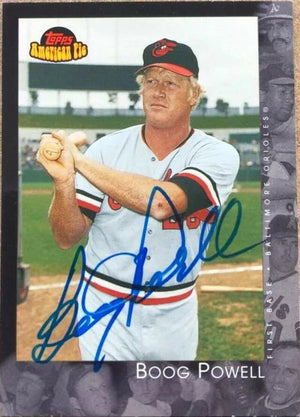Boog Powell Signed 2001 Topps American Pie Baseball Card - Baltimore Orioles
