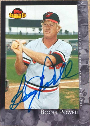 Boog Powell Signed 2001 Topps American Pie Baseball Card - Baltimore Orioles - PastPros