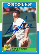 Boog Powell Signed 2001 Upper Deck Decade 1970's Baseball Card - Baltimore Orioles - PastPros