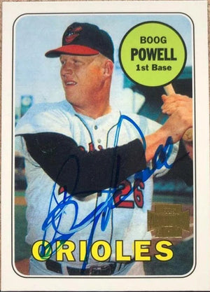 Boog Powell Signed 2002 Topps Archives Baseball Card - Baltimore Orioles