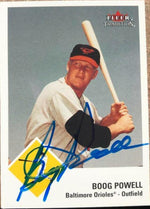 Boog Powell Signed 2003 Fleer Tradition Baseball Card - Baltimore Orioles - PastPros