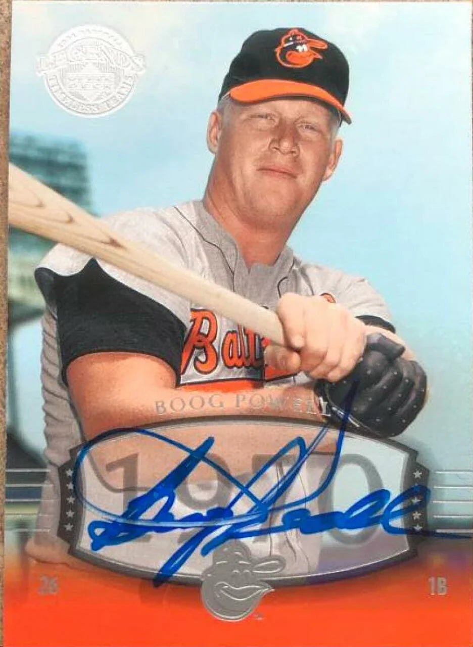 Boog Powell Signed 2004 Upper Deck Legends Timeless Teams Baseball Card - Baltimore Orioles