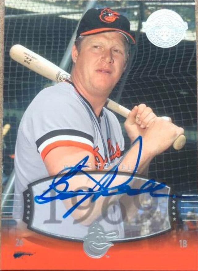 Boog Powell Signed 2004 Upper Deck Legends Timeless Teams Baseball Card - Baltimore Orioles - PastPros