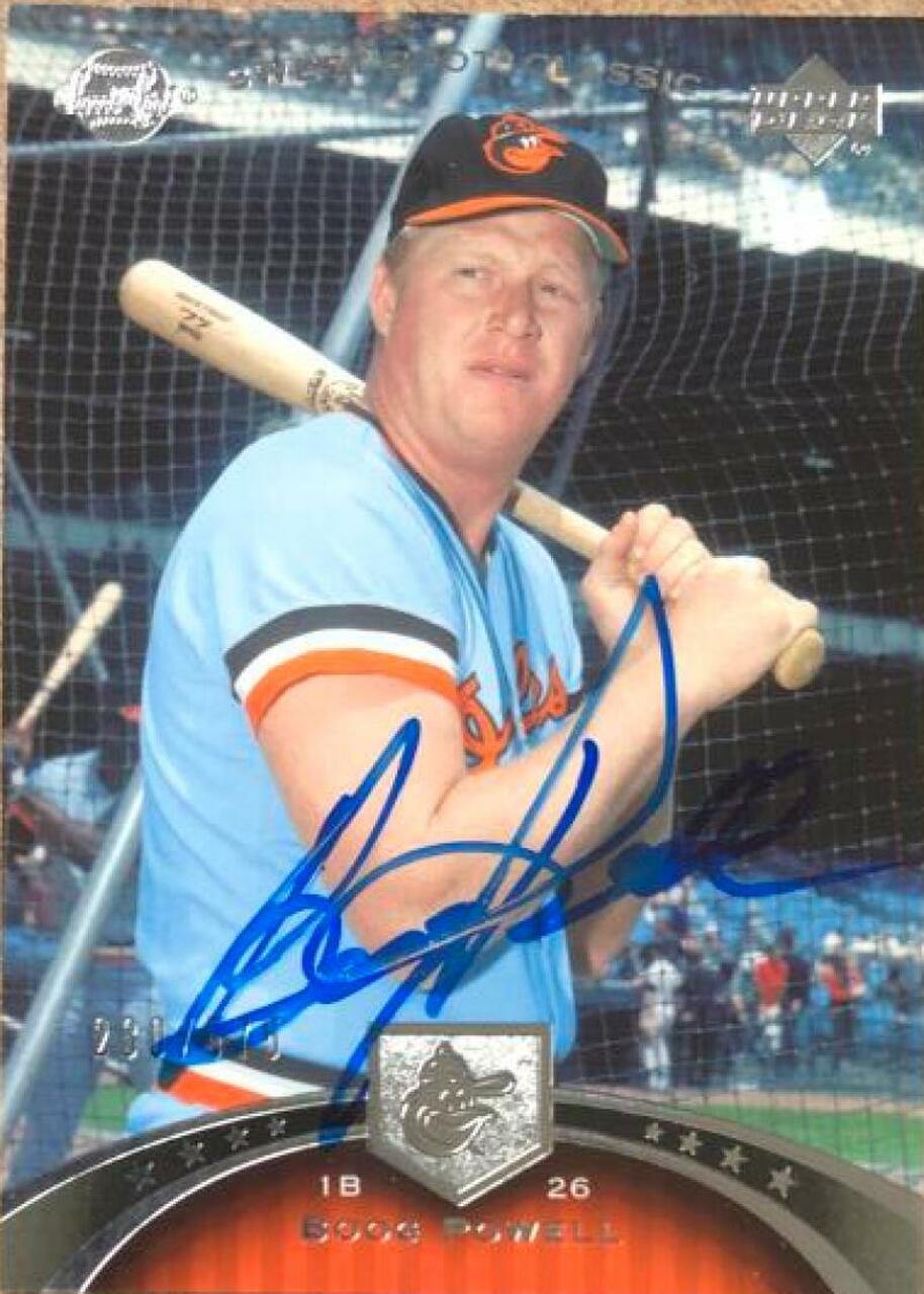 Boog Powell Signed 2007 Upper Deck Sweet Spot Classics Baseball Card - Baltimore Orioles - PastPros