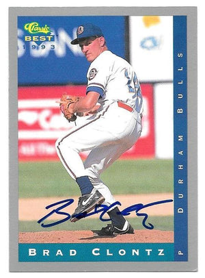 Brad Clontz Signed 1993 Classic Best Baseball Card - PastPros