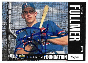 Brad Fullmer Signed 1994 Collector's Choice Baseball Card - Montreal Expos - PastPros