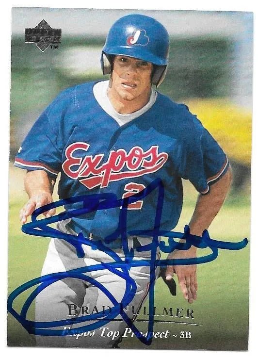 Brad Fullmer Signed 1995 Upper Deck Minors Baseball Card - Montreal Expos