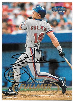 Brad Fulmer Signed 1998 Fleer Tradition Baseball Card - Montreal Expos - PastPros