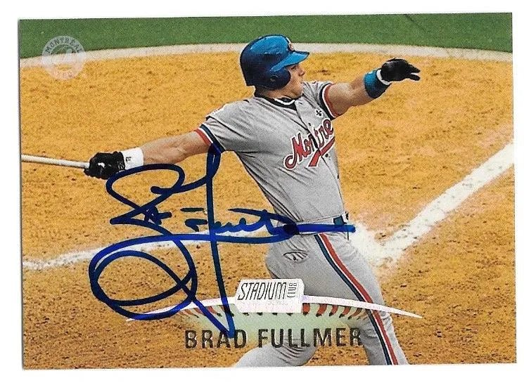 Brad Fullmer Signed 1999 Stadium Club Baseball Card - Montreal Expos