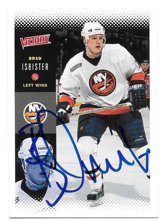 Brad Isbister Signed 2000-01 Victory Hockey Card - New York Islanders - PastPros