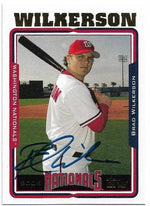 Brad Wilkerson Signed 2005 Topps Baseball Card - Washington Nationals