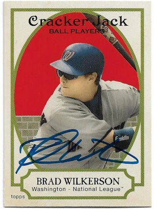 Brad Wilkerson Signed 2005 Topps Cracker Jack Baseball Card - Washington Nationals