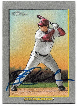 Brad Wilkerson Signed 2005 Topps Turkey Red Baseball Card - Washington Nationals - PastPros