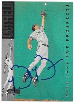 Brent Bowers Signed 1994 Upper Deck Minors Baseball Card - Toronto Blue Jays