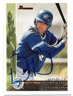 Brent Bowers Signed 1995 Bowman Baseball Card - Toronto Blue Jays