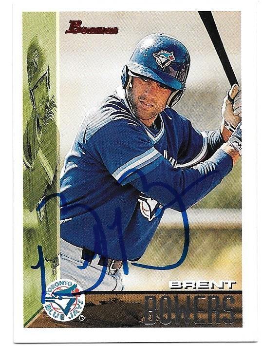 Brent Bowers Signed 1995 Bowman Baseball Card - Toronto Blue Jays - PastPros