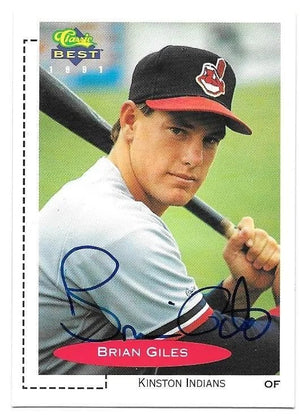 Brian Giles Signed 1991 Classic Best Baseball Card