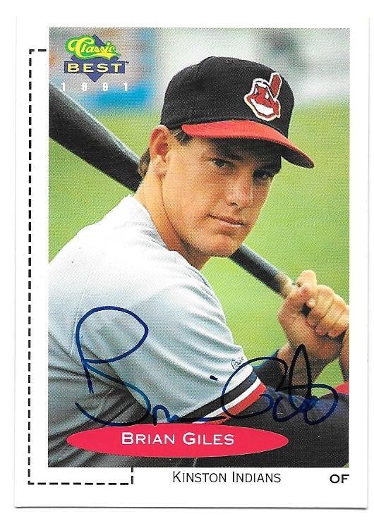 Brian Giles Signed 1991 Classic Best Baseball Card - PastPros