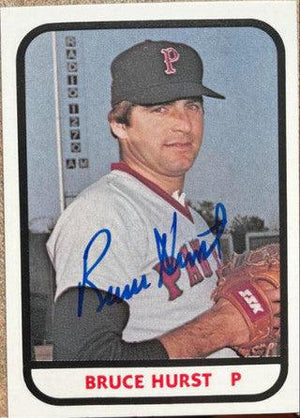 Bruce Hurst 1981 TCMA Baseball Card - Pawtucket Red Sox - PastPros